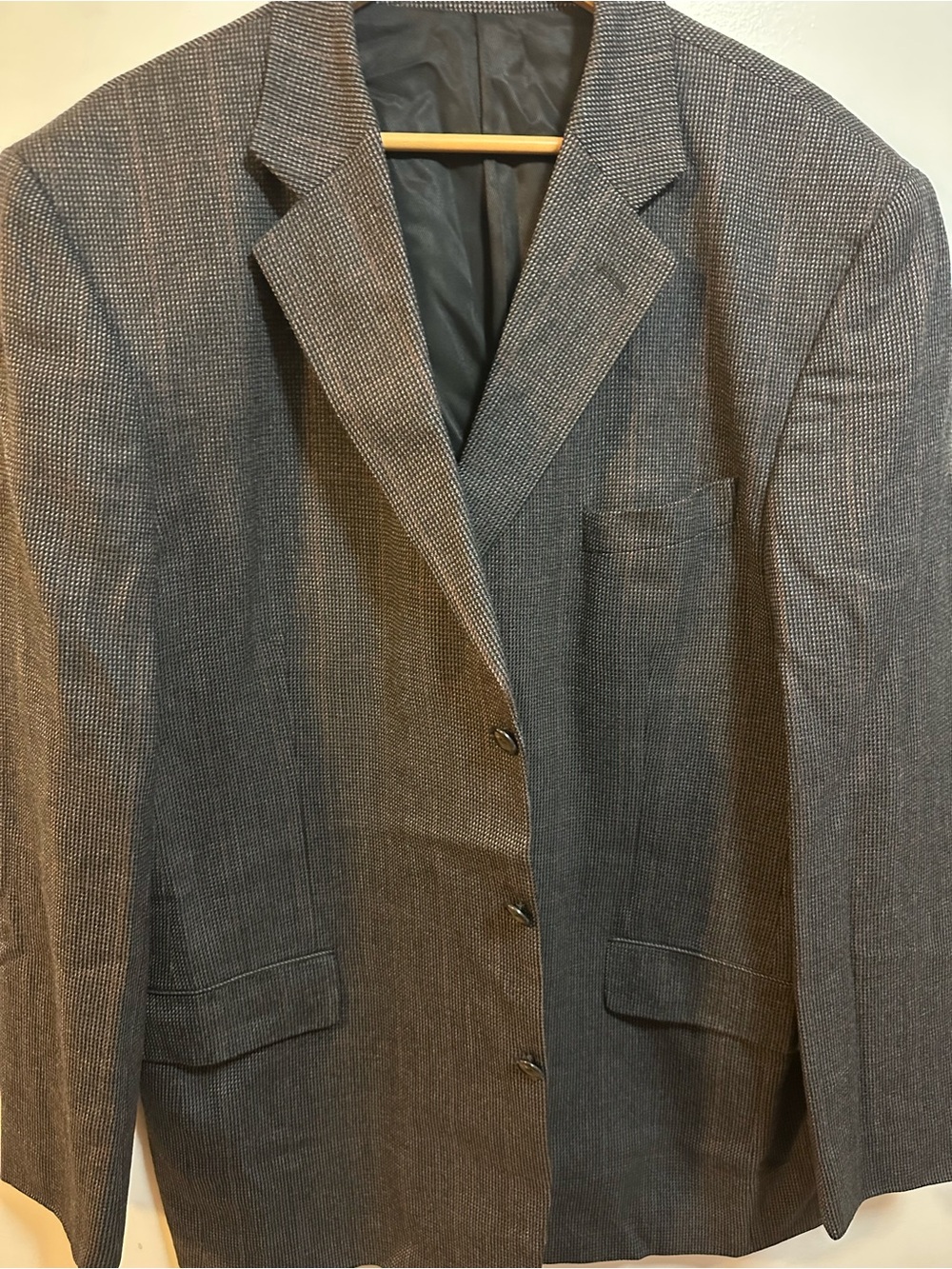 Stafford Men's Gray Houndstooth Sport Coat